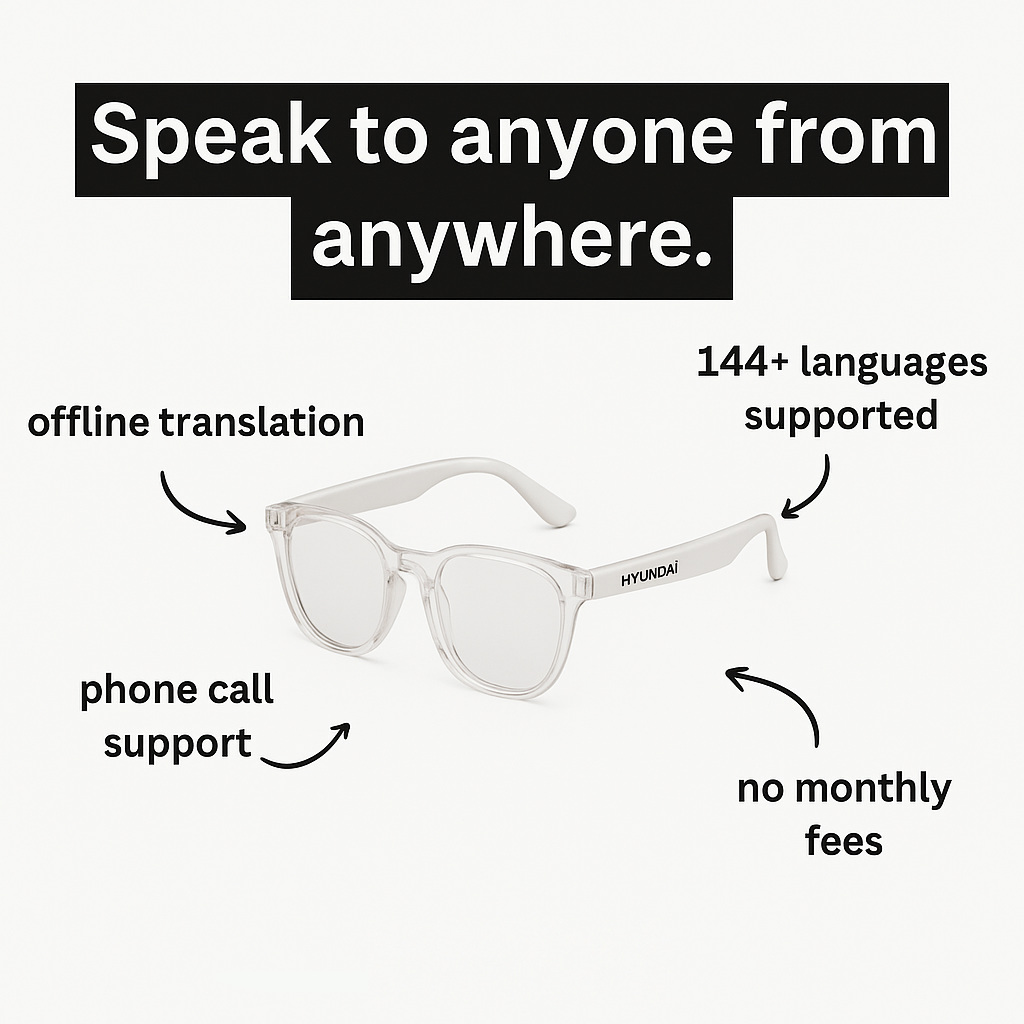 New Ai Translation Glasses by The Taras